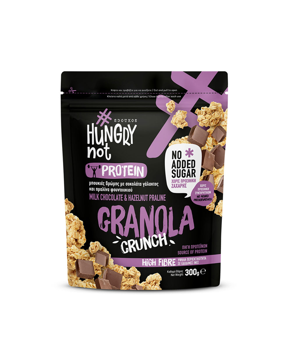 GRANOLA με Σοκολάτα Γάλακτος & Πραλίνα Φουντουκιού
