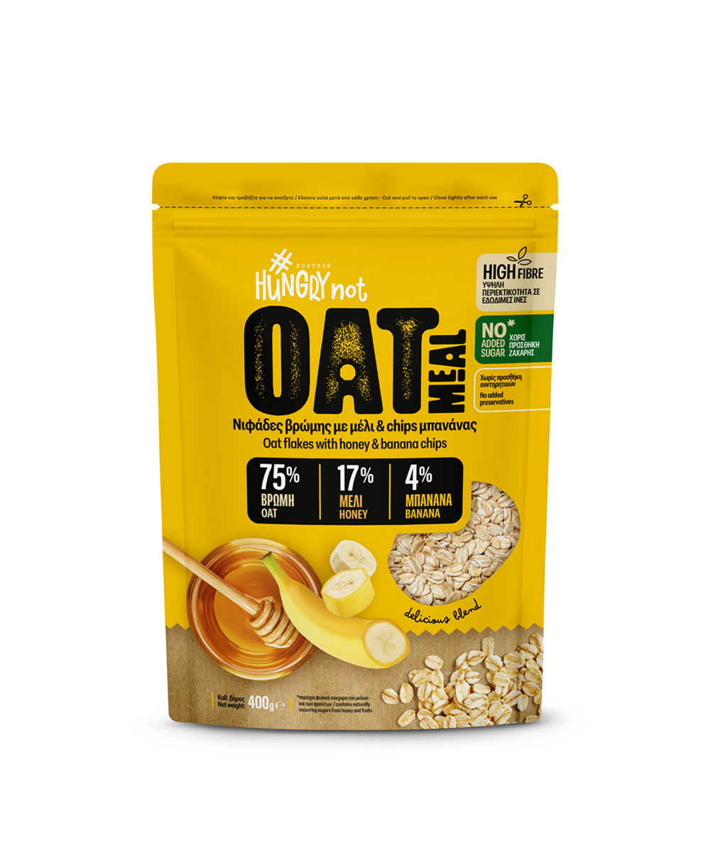 OAT MEAL με Μέλι & Μπανάνα